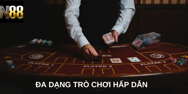 Danh mục trò chơi phong phú